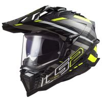 LS2 MX701 EXPLORER-06 CARBON EDGE adventure helma H-V-žlutá vel.3XL